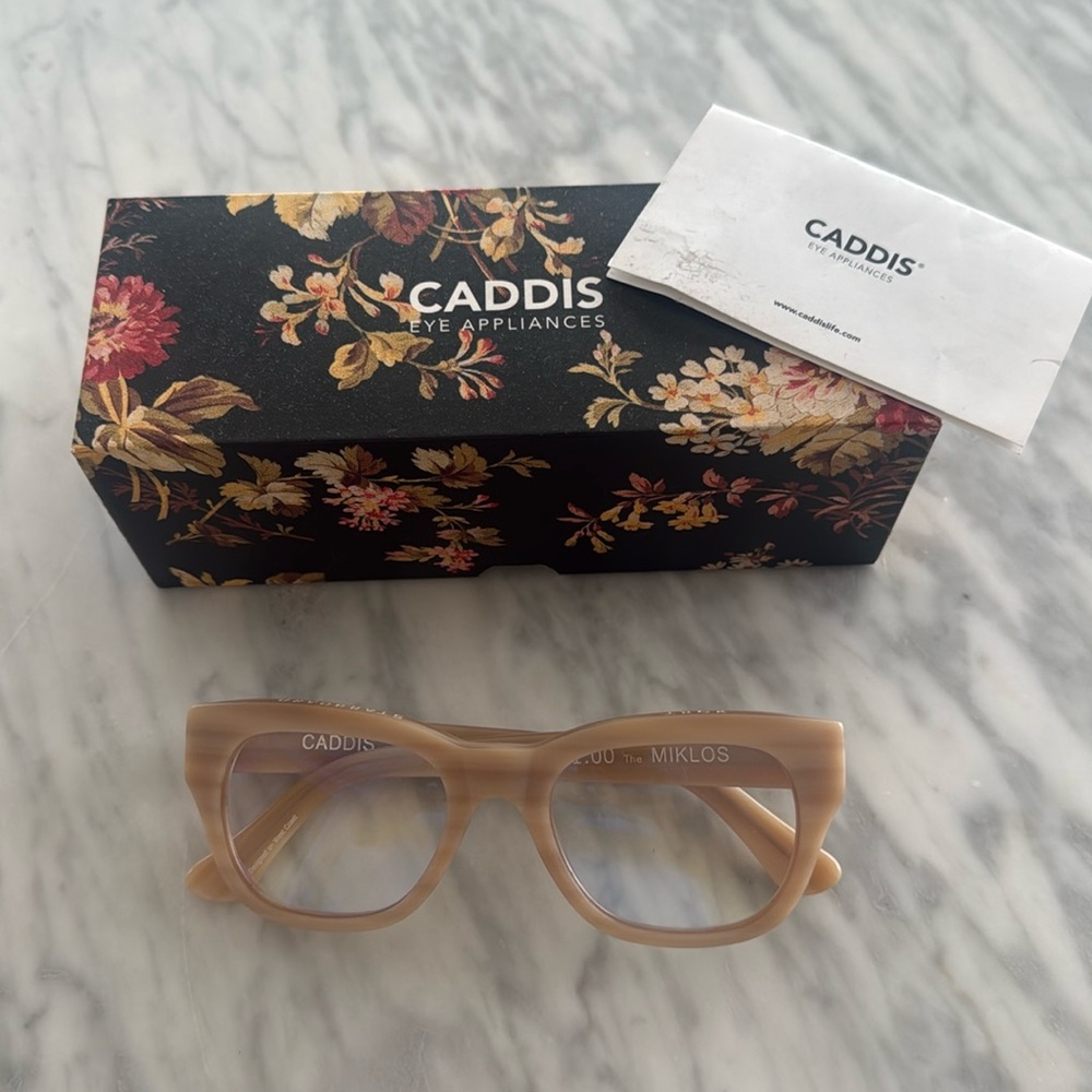 Caddis Millie Reading Glasses Matte Bone 1.00